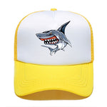 Casquette Requin Énervé - Jaune et Blanche