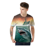 T-Shirt Requin Navire - porté par un homme