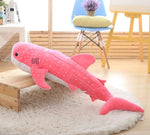 peluche requin baleine rose