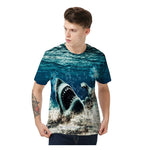 T-Shirt Requin Musclé - porté par un jeune homme