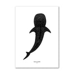 Tableau Portrait Requin-Baleine
