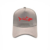 Casquette Requin Plongée Beige avec logo rouge