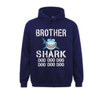 Sweat "Frère Requin" bleu foncé