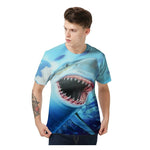 T-Shirt Requin Dents - porté par un homme
