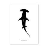 Tableau Portrait Requin Marteau