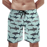 Short de bain Requin turquoise