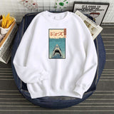 Pull Requin Japonais blanc