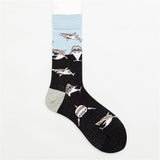 Chaussettes Requins Marrons