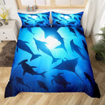 Housse de Couette Requin et Faune Marine