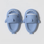 Claquettes Requin Bleues