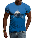 T-Shirt Bleu Requin