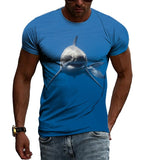 T-Shirt Bleu Requin