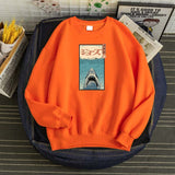 Pull Requin Japonais orange