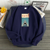 Pull Requin Japonais bleu marine