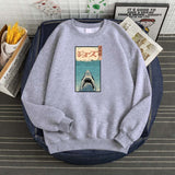 Pull Requin Japonais gris