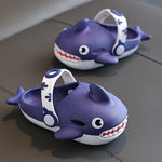 Crocs Requin violets pour enfants 