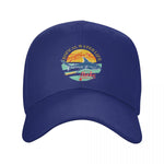 Casquette Requin plage bleu