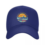 Casquette Requin plage bleu