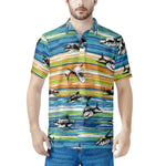 Polo Artistique à motifs Requins