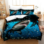 Housse de Couette Requin en Chasse