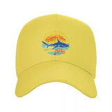 Casquette Requin plage jaune