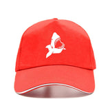 Casquette Requin Homme - rouge