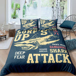 Housse de Couette Requin Surf