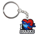 Porte-clé I love SHARKS