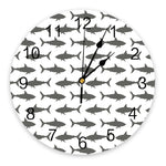 Horloge à motifs Requins