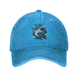 Casquette Requin Vagues - bleue