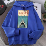 Sweat Requin Manga bleu