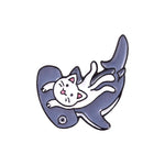Pin's Requin-Marteau Chat