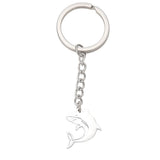 Porte-clé Requin Argent