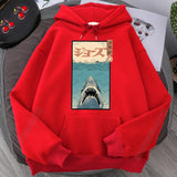 Sweat Requin Manga rouge