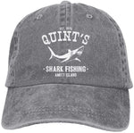 Casquette Requin Amity Island Gris Clair Délavé