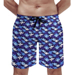 Short de bain Requin violet