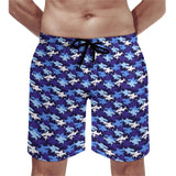 Short de bain Requin violet