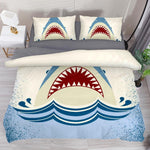 Housse de Couette Requin style Cartoon