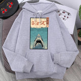 Sweat Requin Manga gris