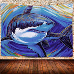 Tenture Requin Artistique