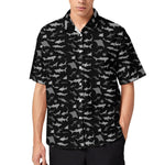 Chemise Noire à motifs Requins