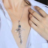 Collier Requin Transparent femme