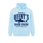 Sweat Requin Amity Island bleu ciel