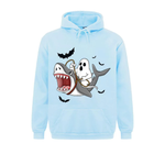 Sweat Requin Fantôme bleu ciel