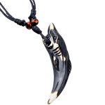 Pendentif Dent de Requin Tigre Argent
