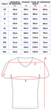 guide des tailles pour tee shirts - vertical