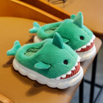 Chaussons Requin verts pour enfants 